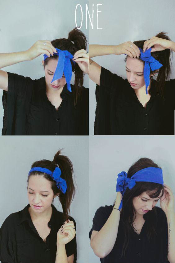 髮帶穿搭造型 髮帶變化怎麼綁