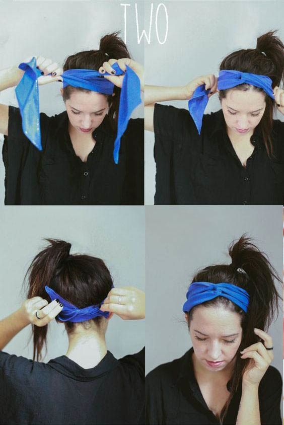 髮帶穿搭造型 髮帶變化怎麼綁