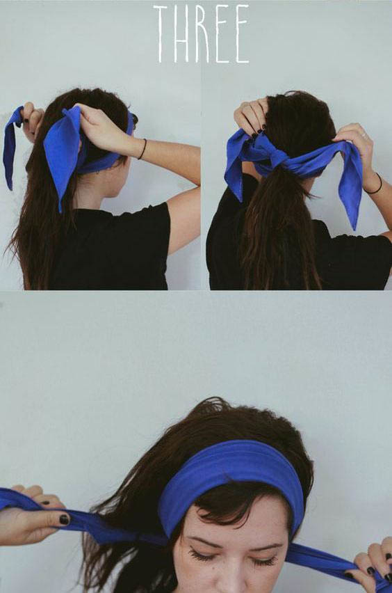 髮帶穿搭造型 髮帶變化怎麼綁