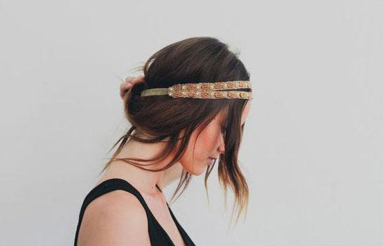 髮帶穿搭造型 髮帶變化怎麼綁 歐美波希米亞