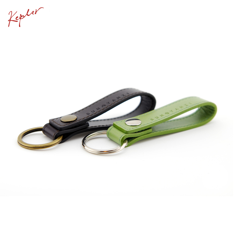 孫燕姿 克卜勒Kepler 皮革鑰匙圈 (深咖啡／草原綠)