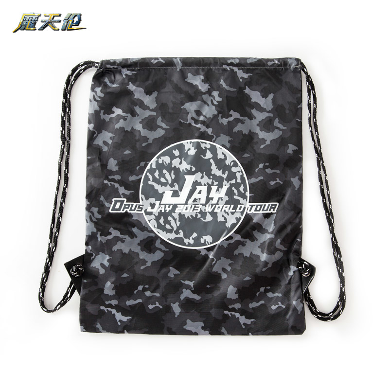 周杰倫 OPUS JAY 多功能束口袋(黑彩／粉彩)