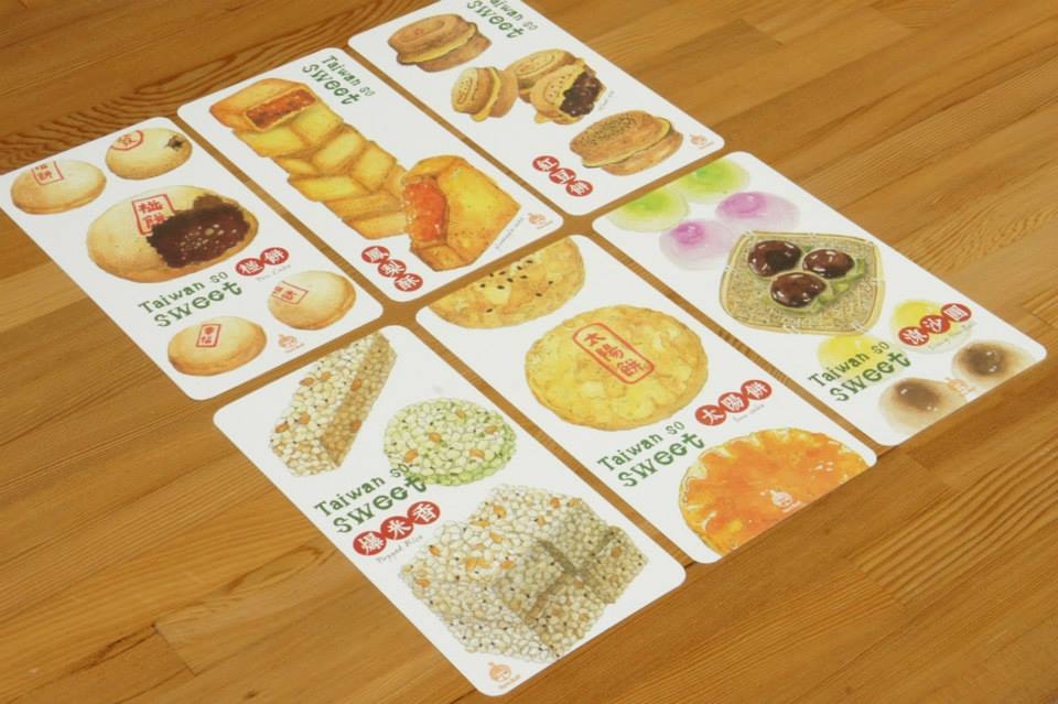 針線球_台灣甜在心_明信片組