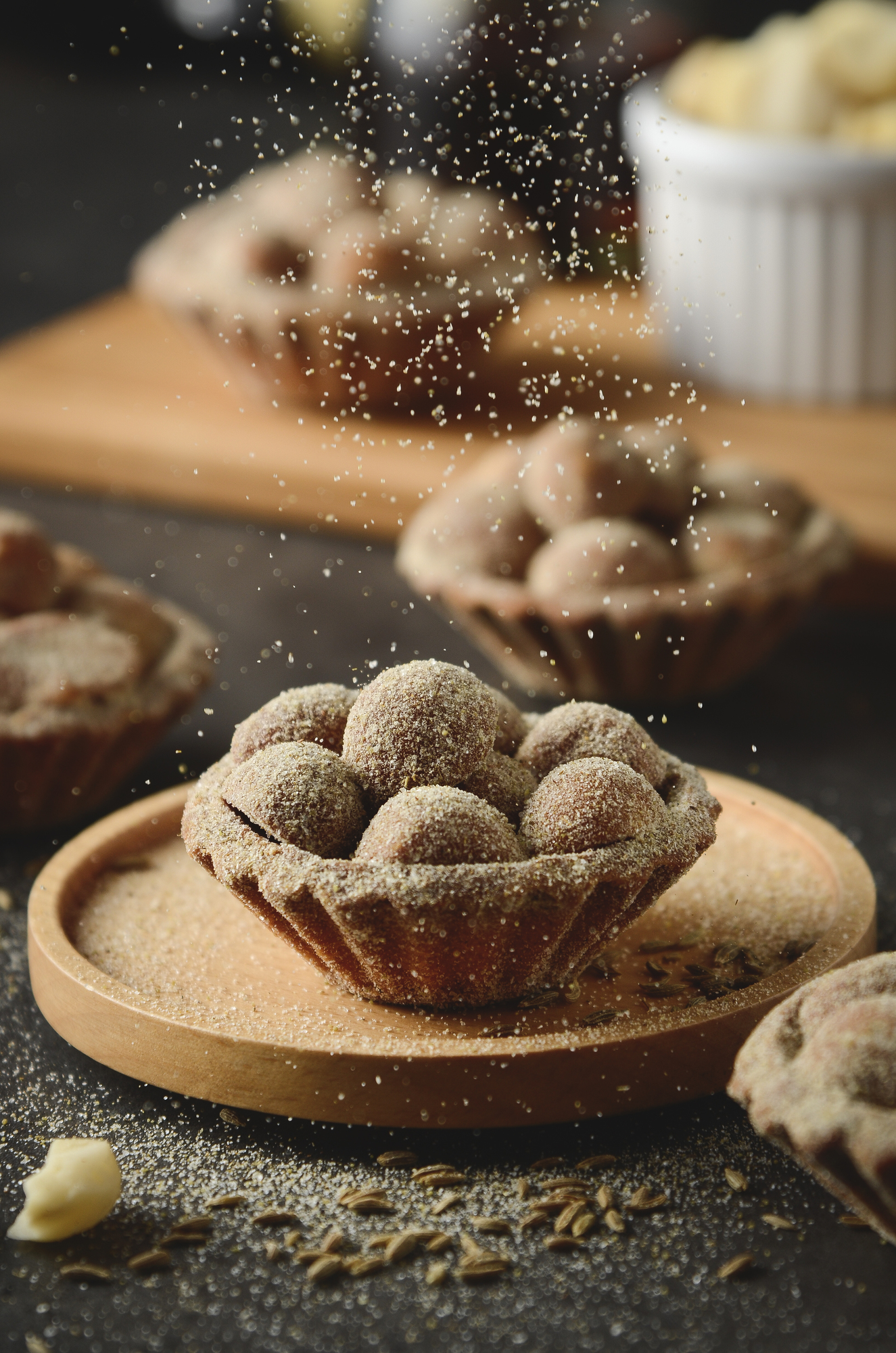 孜然岩鹽夏威夷豆塔