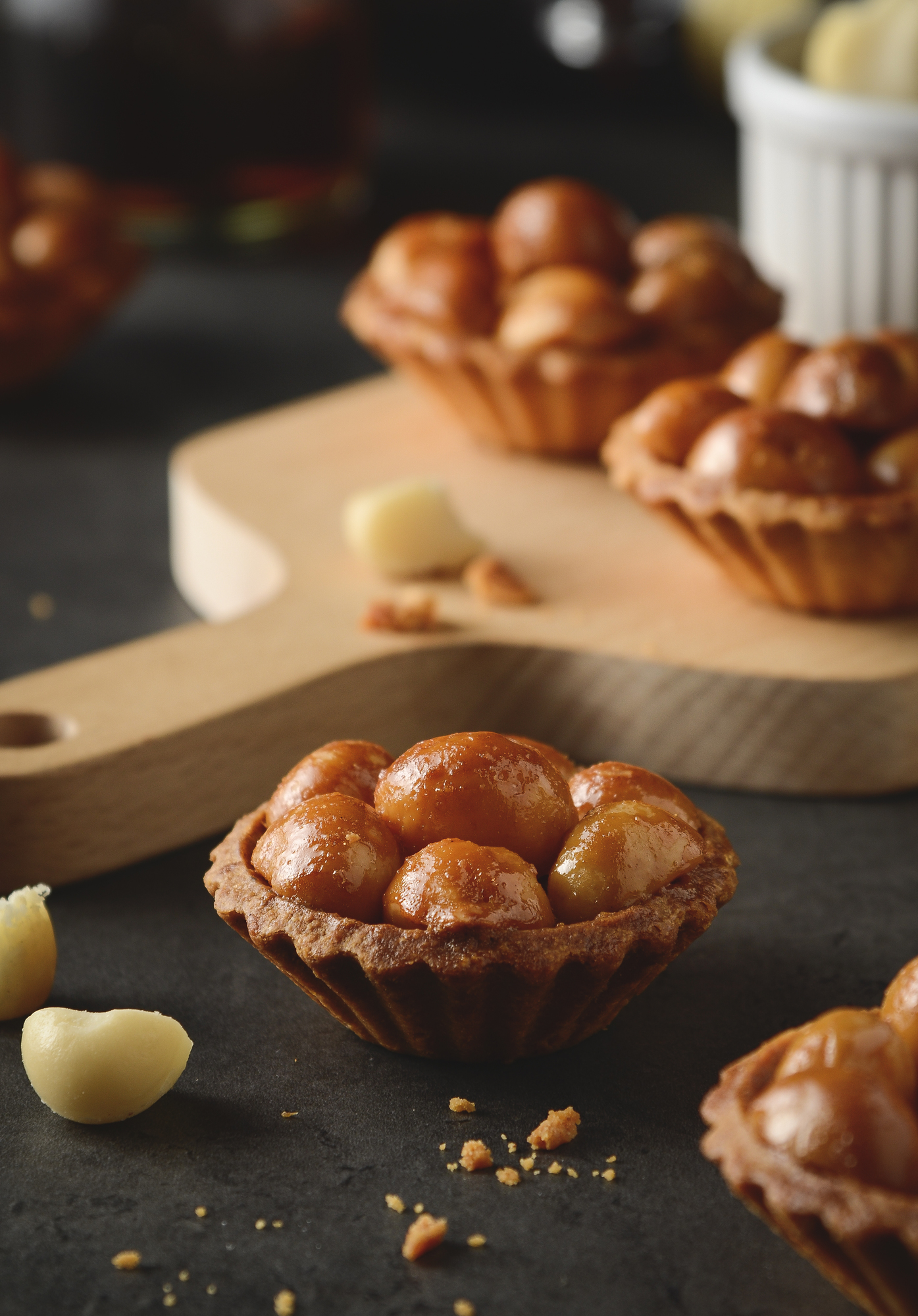 楓糖夏威夷豆塔