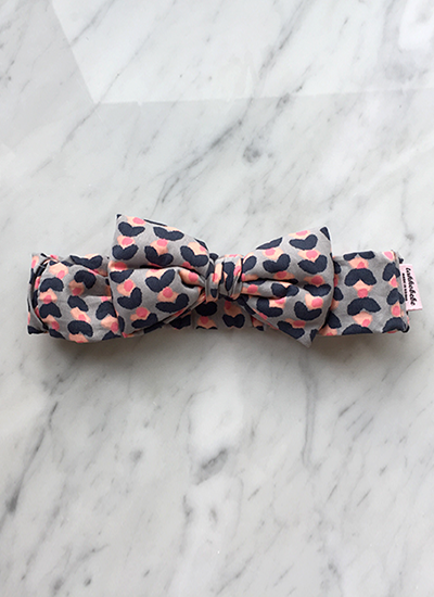 [現貨] TakkoBebe滿滿愛心髮帶(灰)