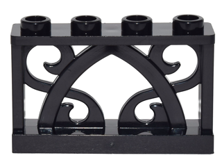 19121 Fence Ornamental 1 x 4 x 2 with 4 Studs