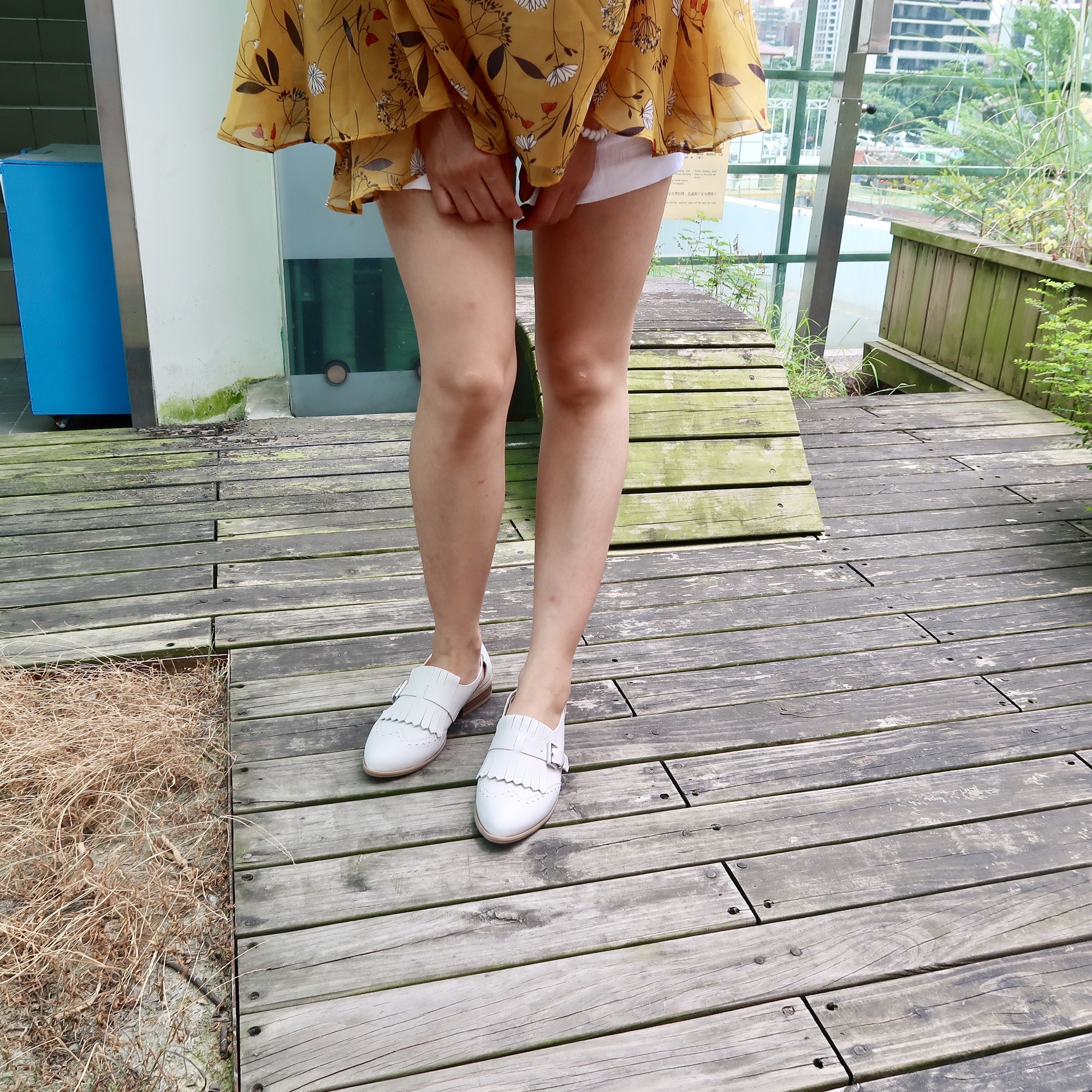 【再續前緣】全真皮小牛皮兩側簍空流蘇牛津