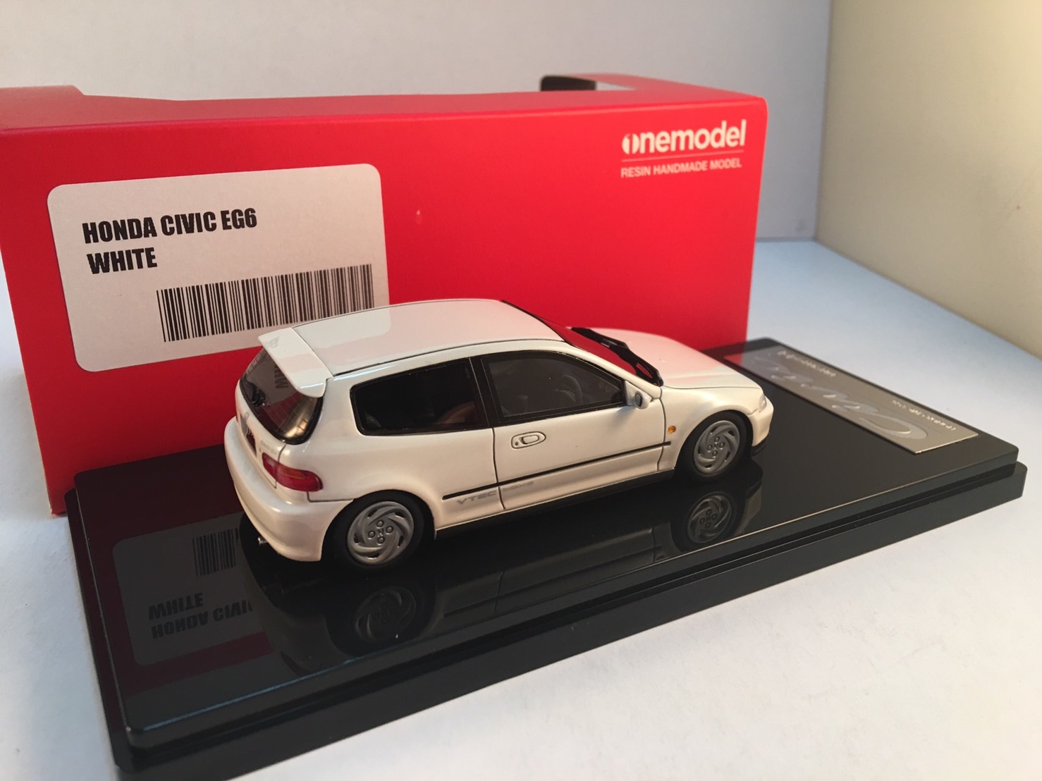 OneModel Honda Civic EG6 White 1/43 (Resin)