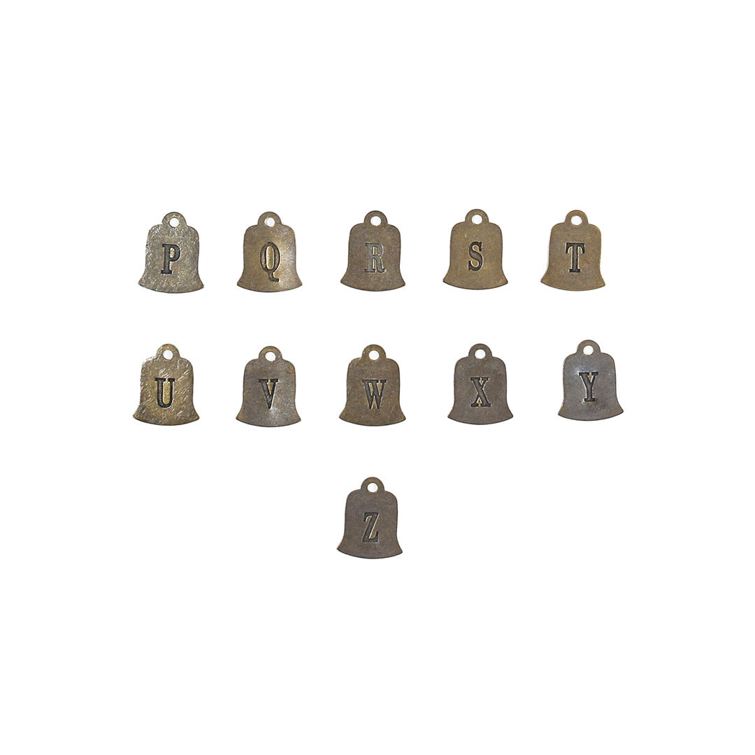 METALIZE Bell Lucky Brass Tag 吊鐘型老飯店黃銅吊飾