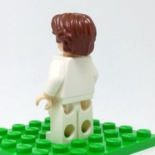 26139 Minifig, Hair Short Wavy with Center Part