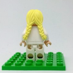 13784 Hair Female Long with Braided Pigtails