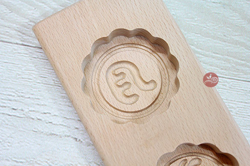 櫸木月餅木印
