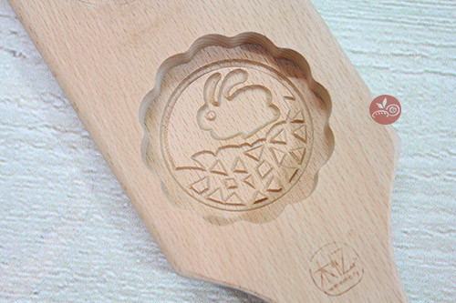 櫸木月餅木印