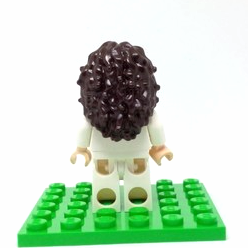 20595 Hair Female Long Tousled with Center Part