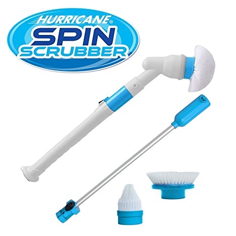 無線電動防水旋轉長柄清潔刷套裝