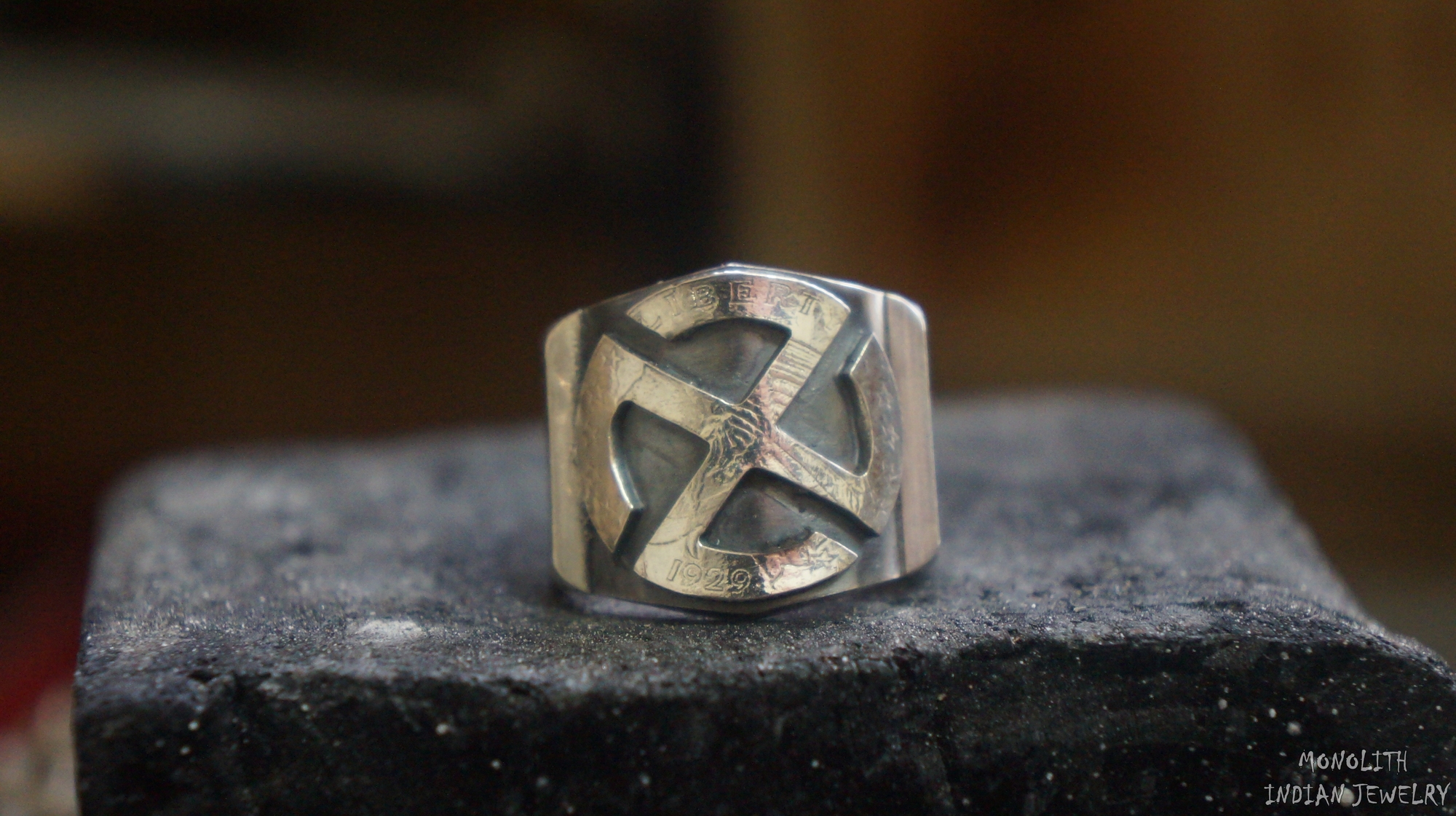 卍字銀幣打印 【戒指】