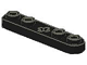 32124 Technic, Plate 1 x 5 with Smooth Ends, 4 Studs and Center Axle Hole