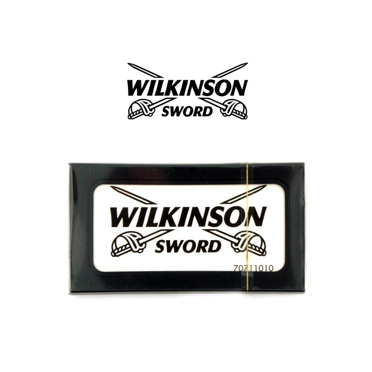 英國 WILKINSON - 雙面刮鬍刀片（5片裝 / 通用傳統復古雙刃安全刮鬍刀）