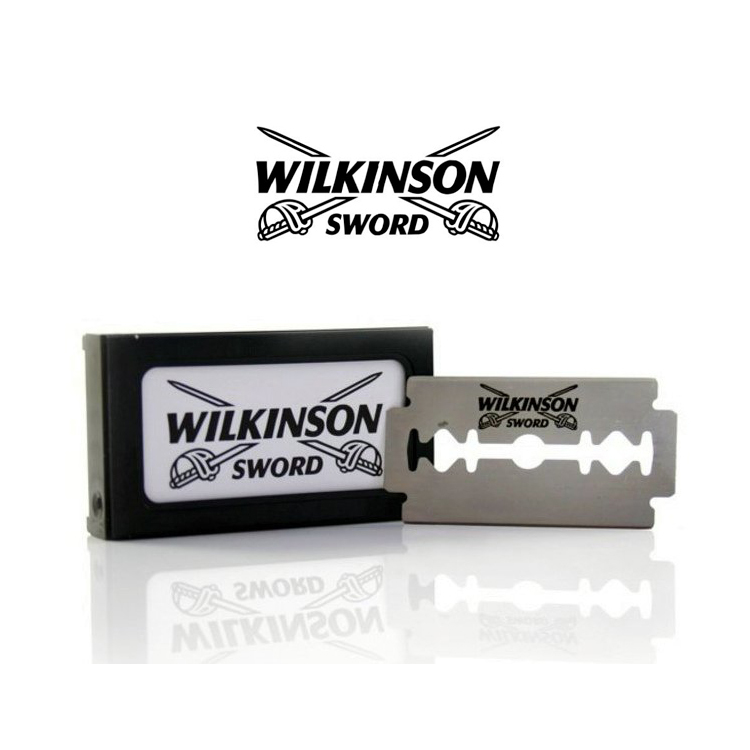 英國 WILKINSON - 雙面刮鬍刀片（5片裝 / 通用傳統復古雙刃安全刮鬍刀）