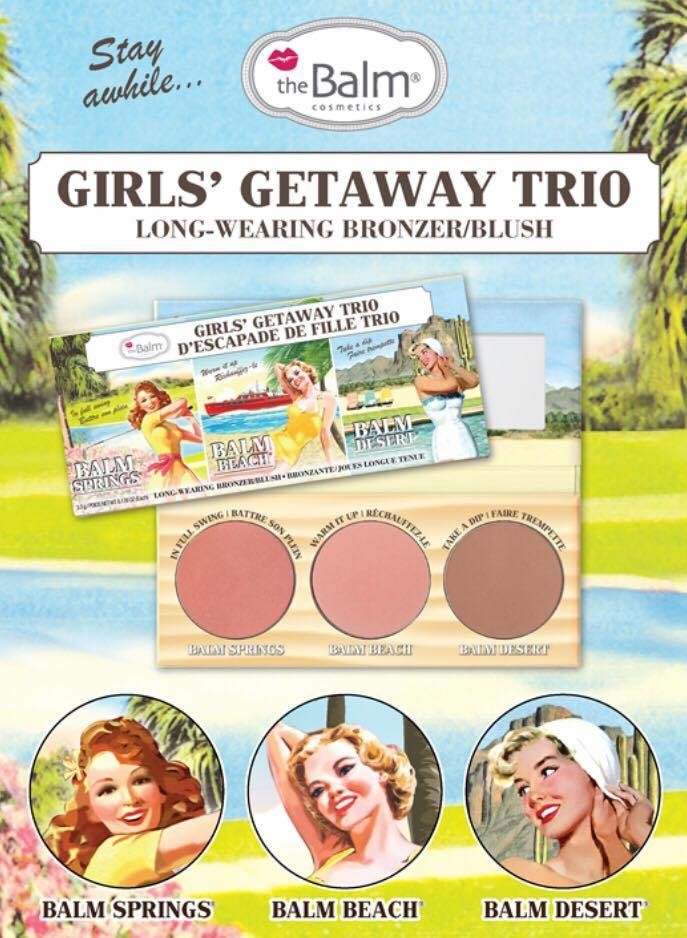 šäٻҾѺ The Balm Girls' Getaway Trio Long Wearing Bronzer/Blush