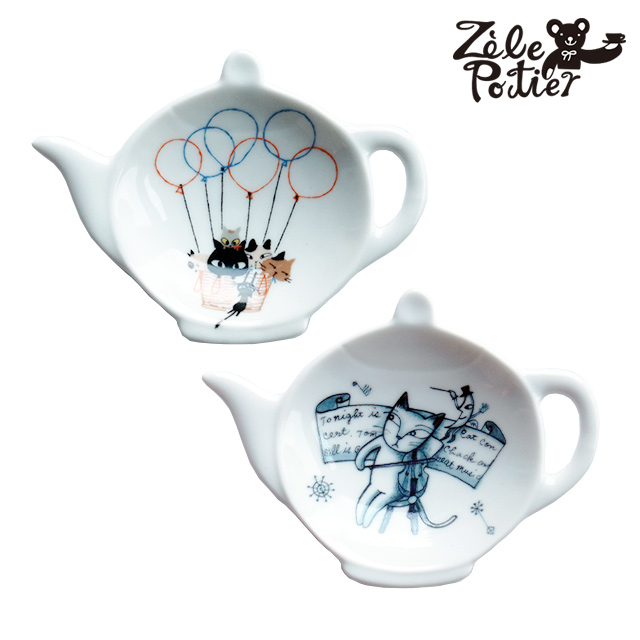 Zelepotier 茶壺點心盤
