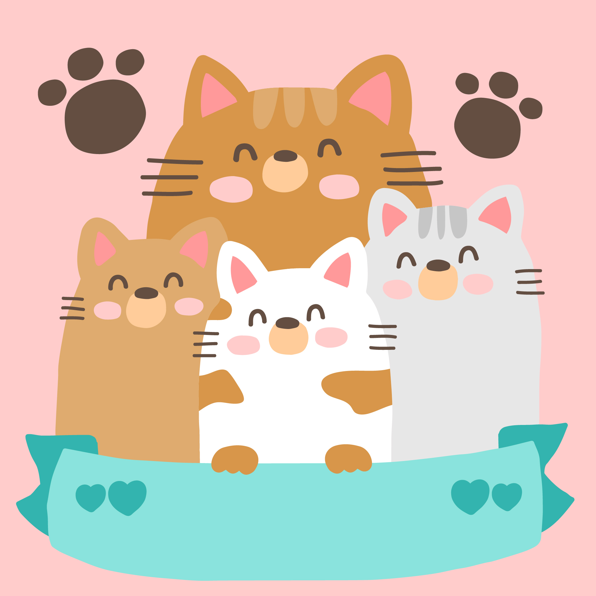 【DR077】貓咪家族（袋裝）