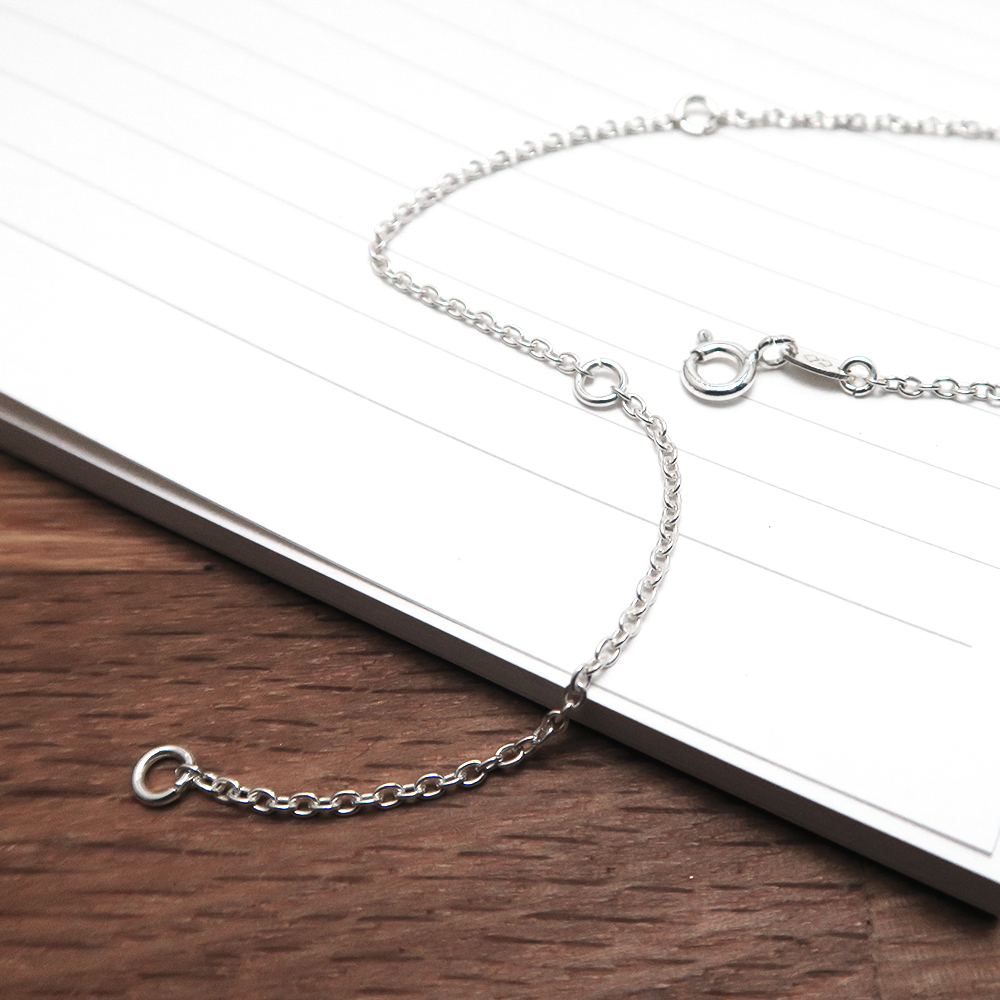 3Ways經典圓圈鍊 16-18-20吋 三合一調整式銀鍊 925純銀女生項鍊