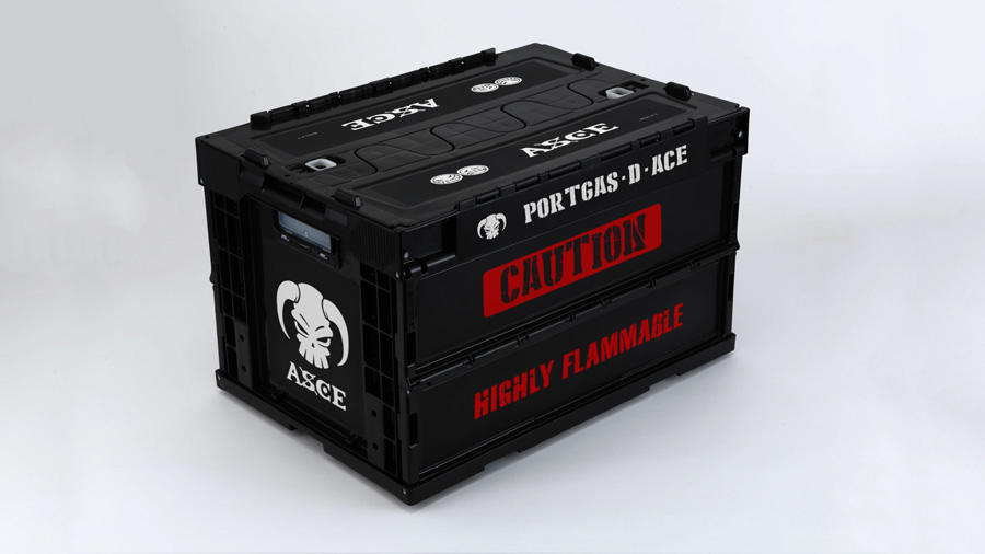 ONE PIECE 可摺疊式收納箱-波特卡斯·D·艾斯