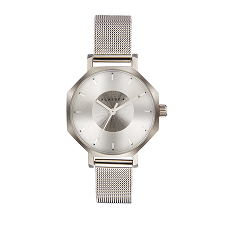 OKTO Silver / Mesh Strap