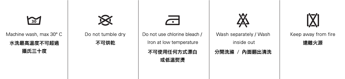 眼鏡、衣服保養保固說明