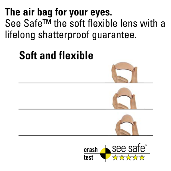 鏡片可承受曲折彈性測試證明zerorh偏光防爆運動太陽眼鏡是可承受外力撞擊不會破裂非常安全的眼鏡