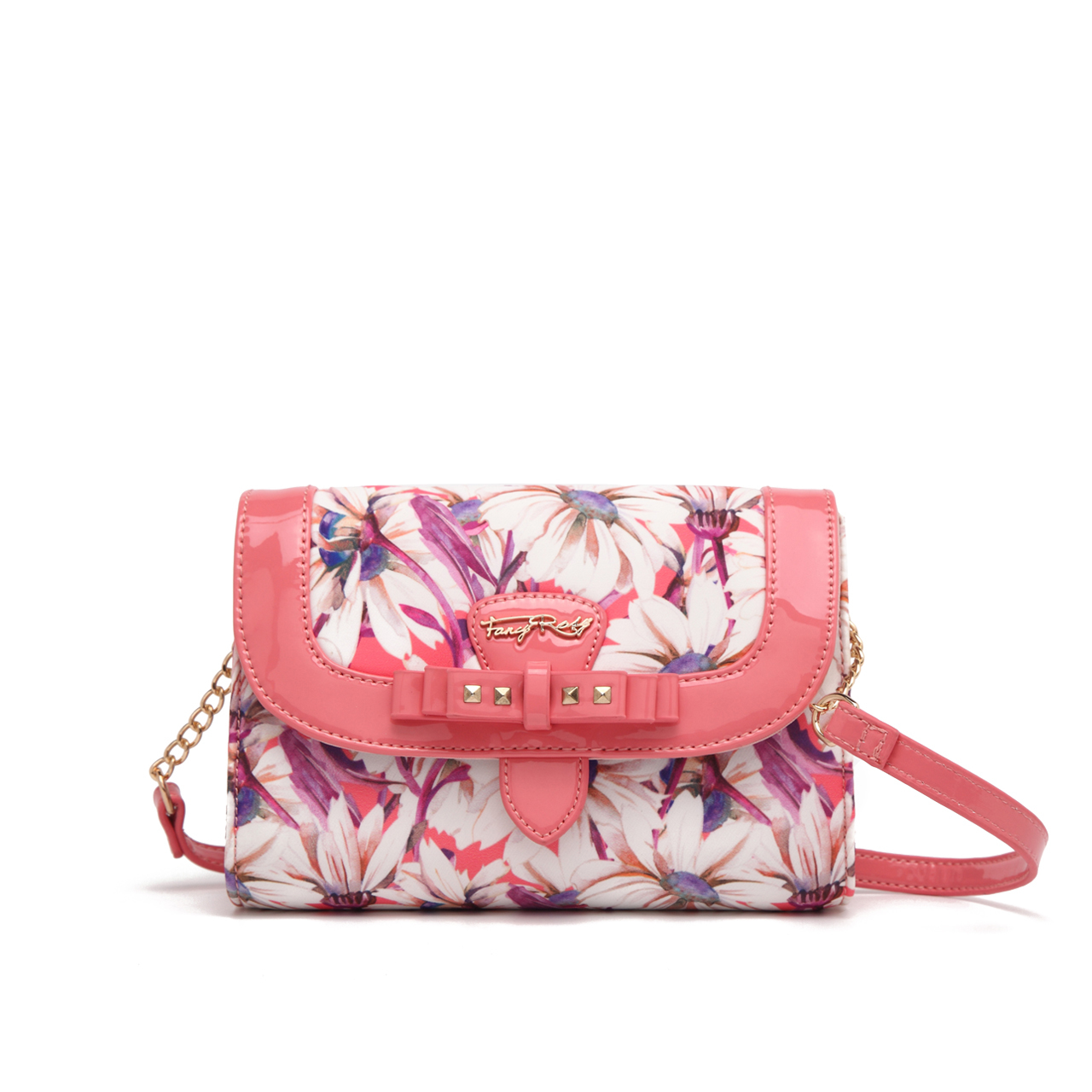 Fancy Romance Flower Printed Shoulder Bag