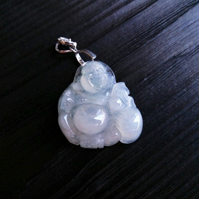 J575 冰種布袋笑彿