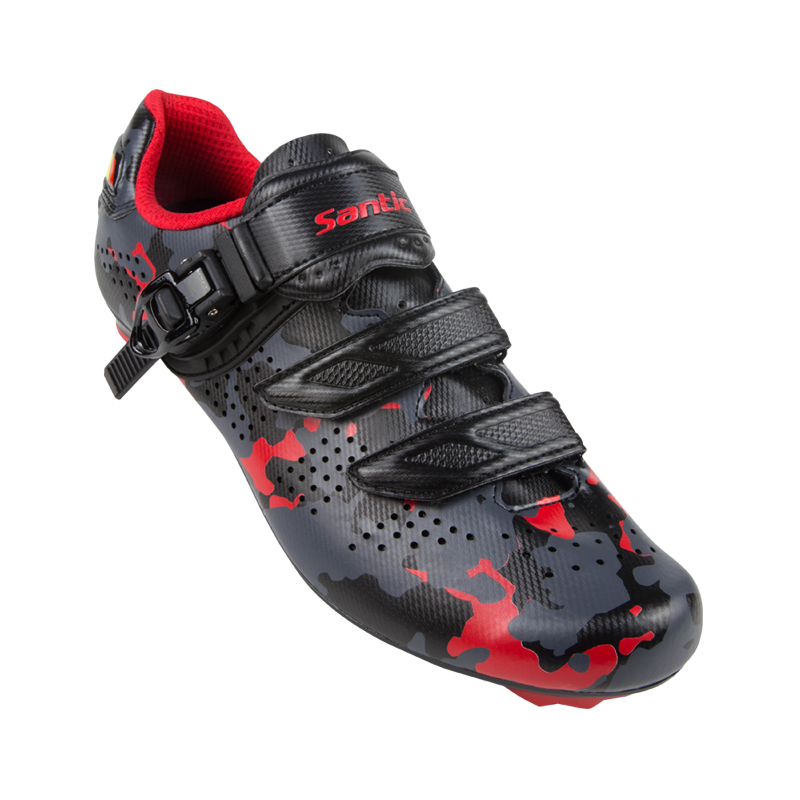 男款公路卡鞋 達維 迷彩紅