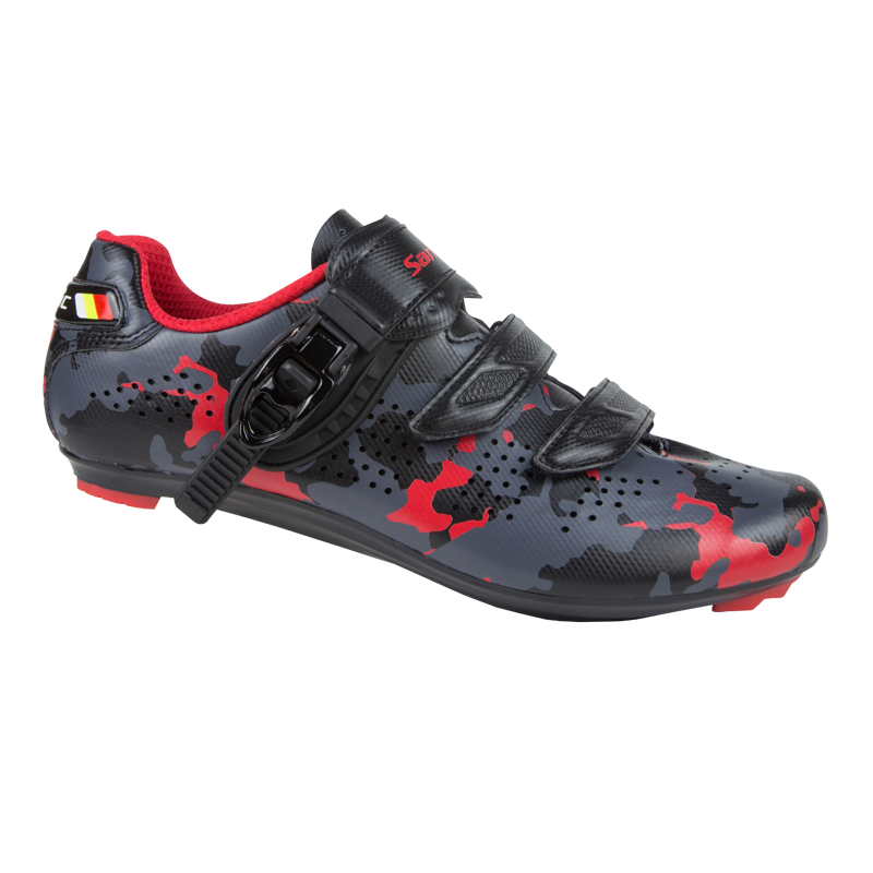 男款公路卡鞋 達維 迷彩紅