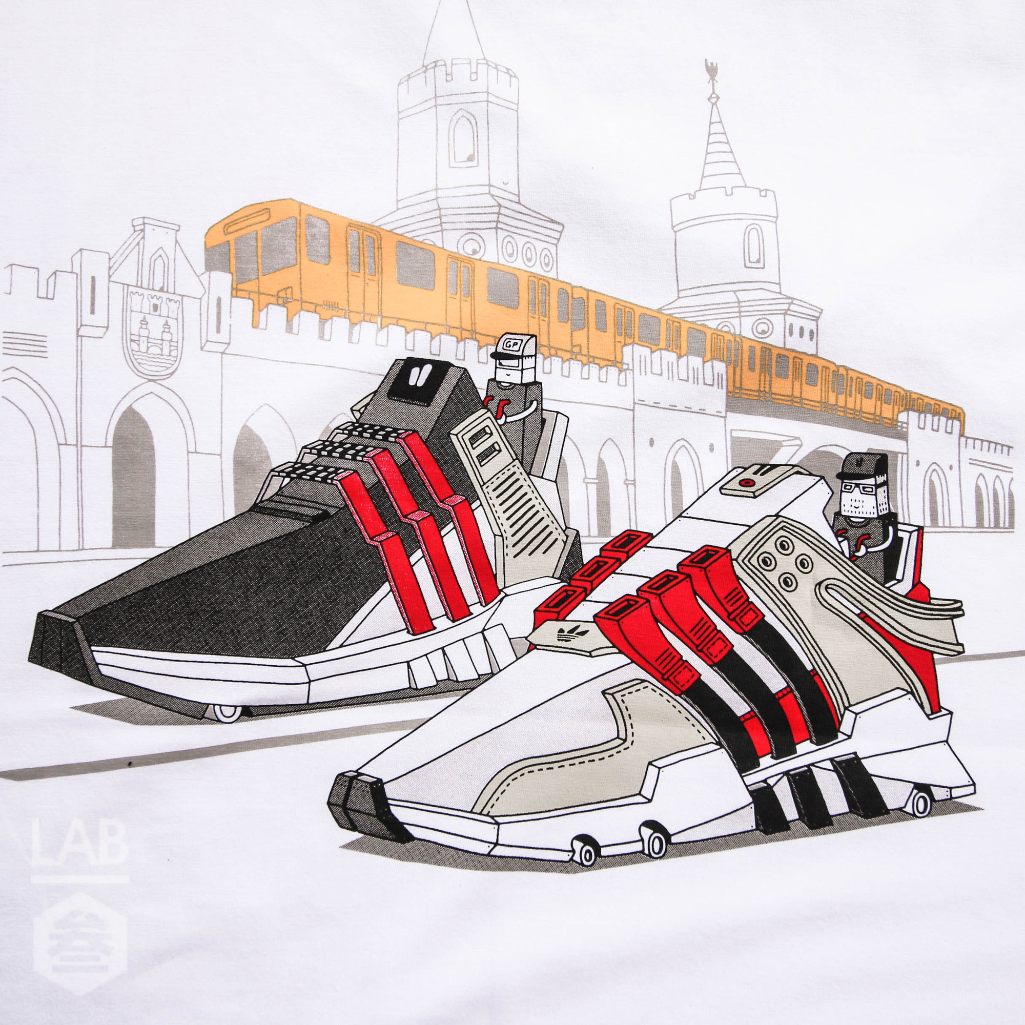 【 adidas x overkill x Ghica Popa "coat of arms" TEE 頂級聯名T - A款】