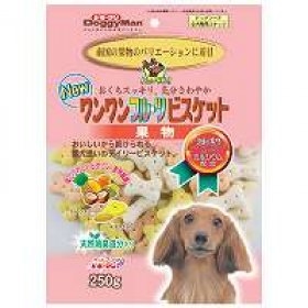 Doggy Man 雜果夾心除臭骨形餅250g