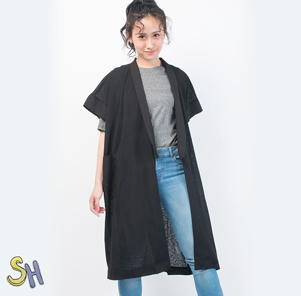 【silvian-heach】短袖針織長外套