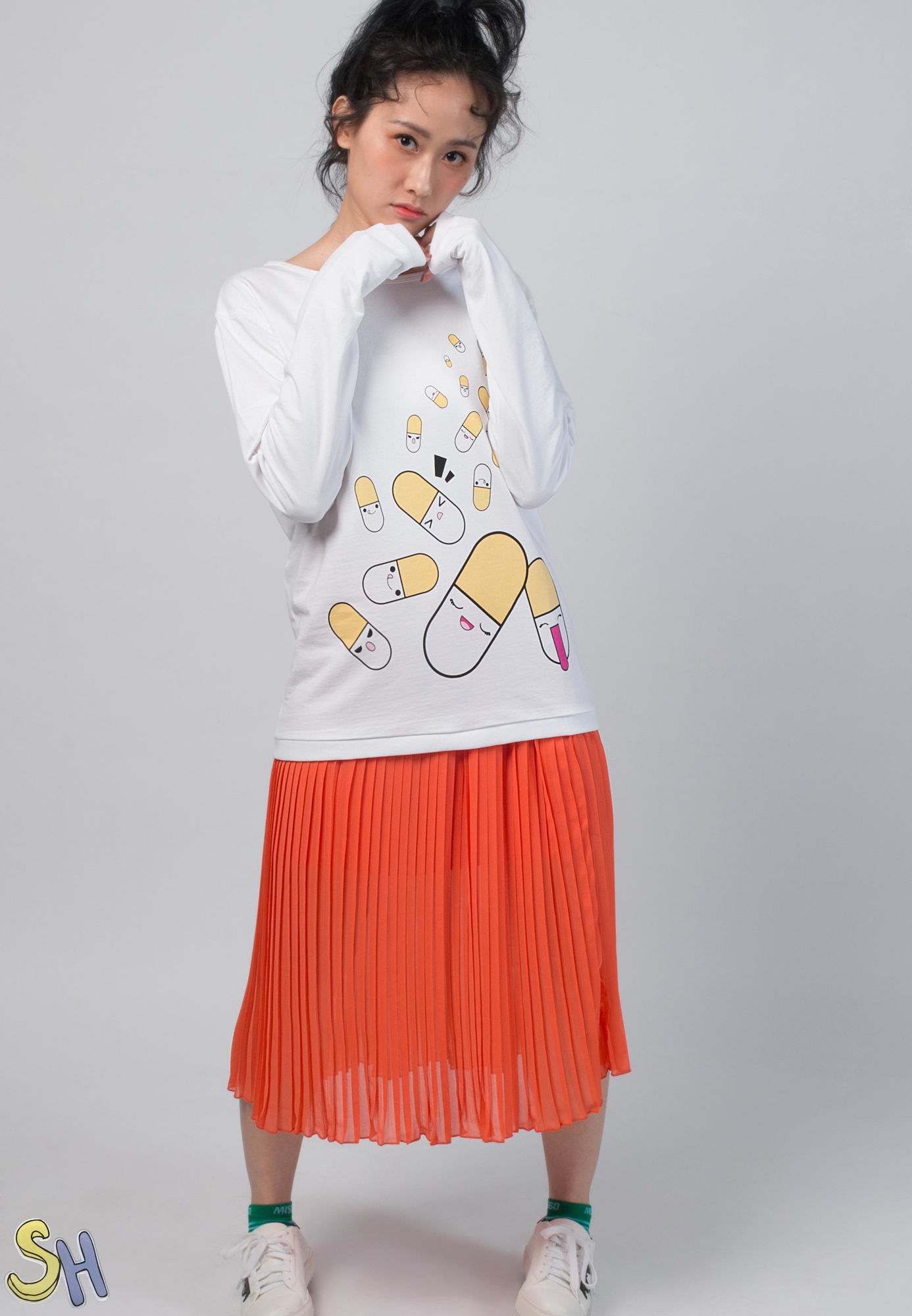 【SH】膠囊七分袖T恤