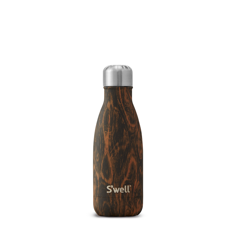 S'well Wood-Wenge Wood-9oz 美國時尚不鏽鋼保冷.保溫瓶(260ml)