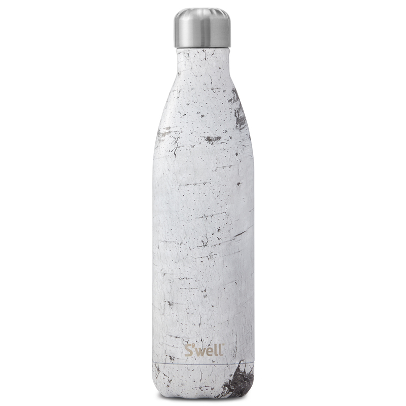 S'well Wood-White Birch-25oz 美國時尚不鏽鋼保冷.保溫瓶(750ml)