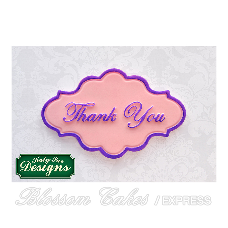Katy Sue Thank You Plaque - Silicone Mould