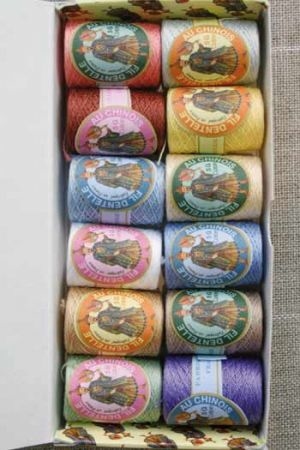 現貨 Sajou Calais Cocoons 蕾絲線12球組合4  粉彩