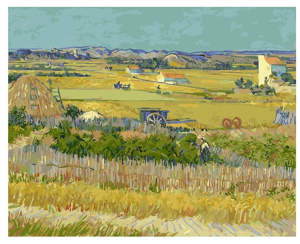 【DTR073】 梵谷-豐收 50*65cm