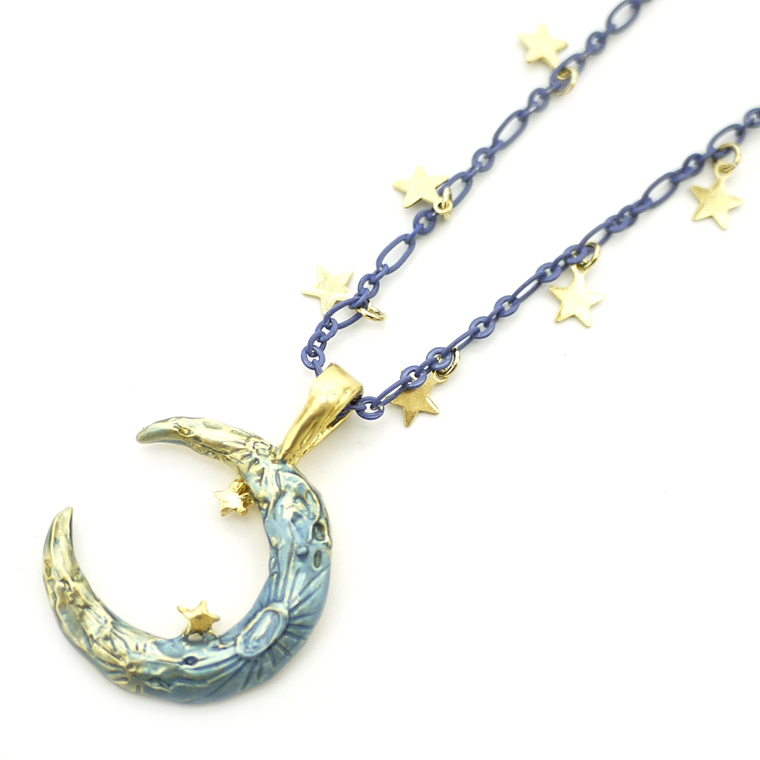 星空月亮頸鏈