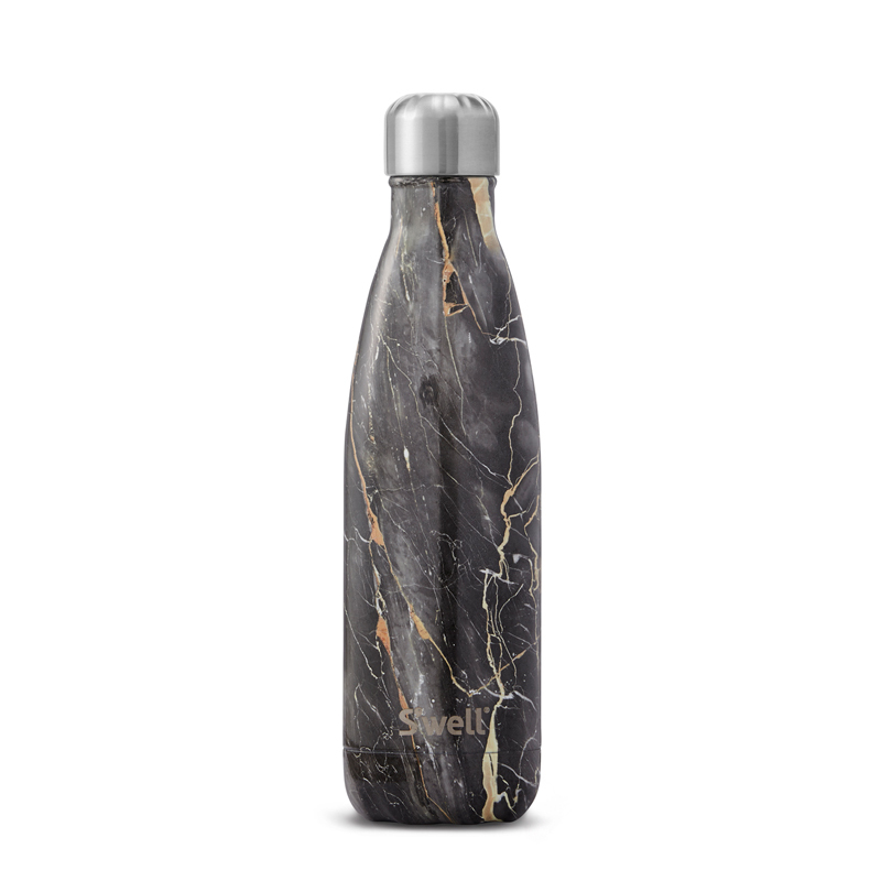 S'well Elements-Bahamas Gold Marble-17oz 美國時尚不鏽鋼保冷.保溫瓶(500ml)