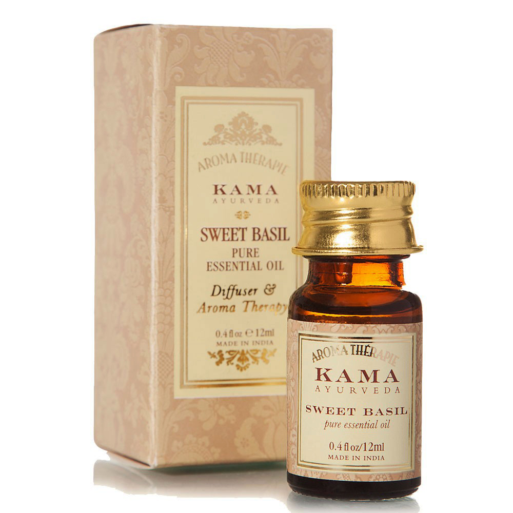 Kama Ayurveda Sweet Basil Pure Essential Oil 12ml