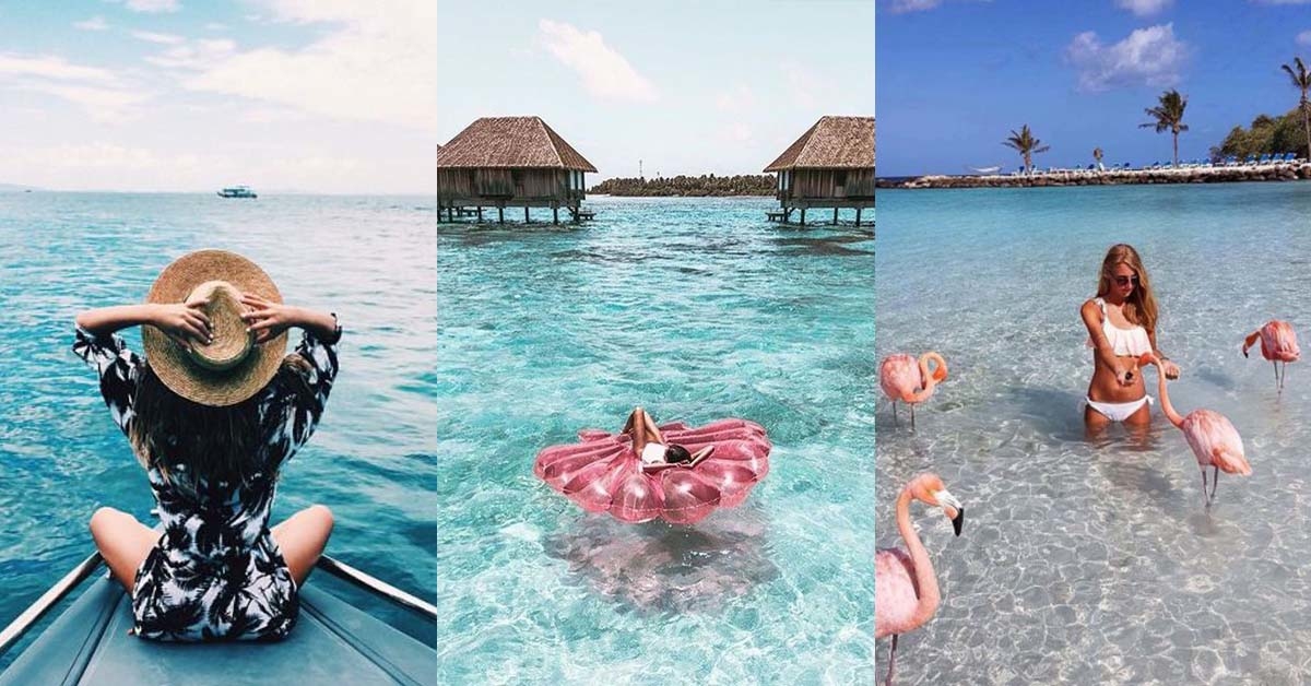 夏天就要去海邊！海島度假的清爽穿搭特輯，海邊度假穿搭必備時髦墨鏡、海洋感飾品、編織包，準備好擁抱夏天、擁抱海洋了嗎？絕對不能錯過！最適合這個夏日的完美穿搭合輯。