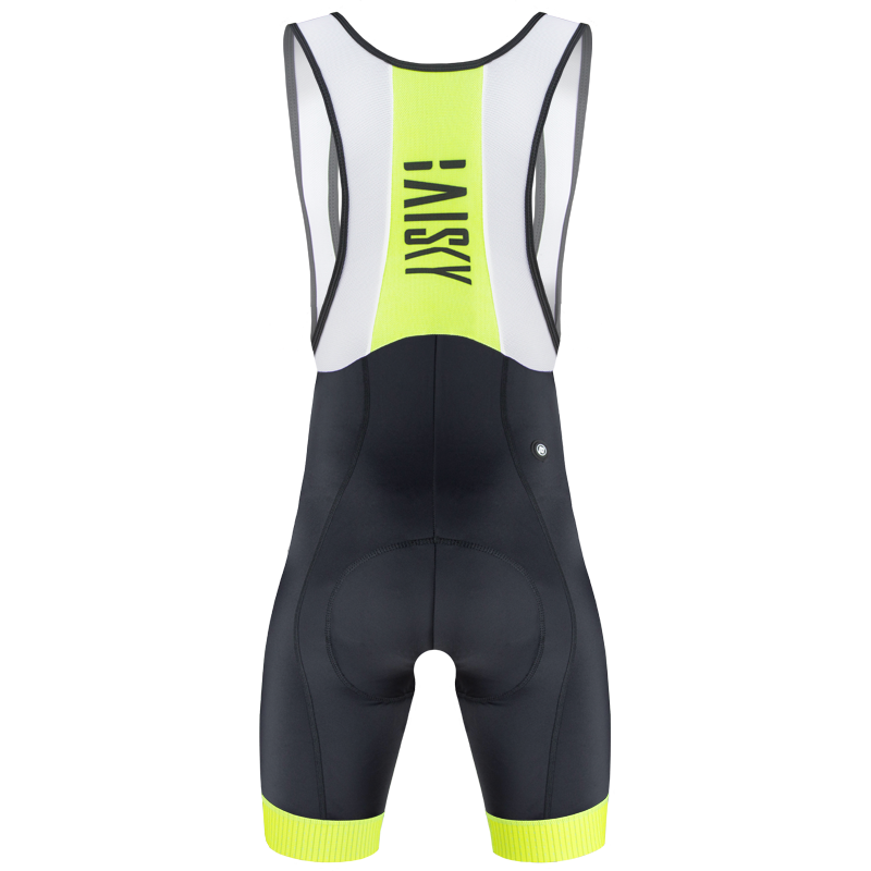 男款吊帶車褲 蘇哈 螢光黃